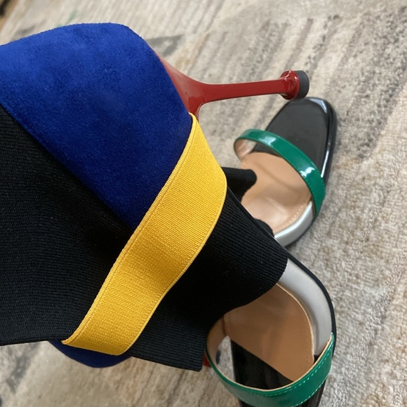 Multi-Color Ankle Heels - Picture 4 of 4